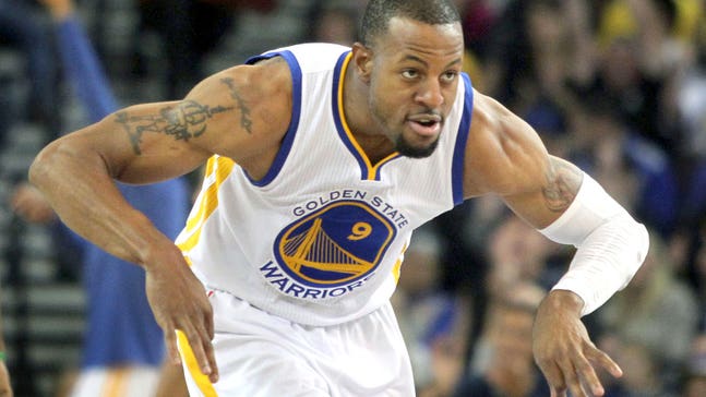 Is this Andre Iguodala reaction the best bench celebration of the season?